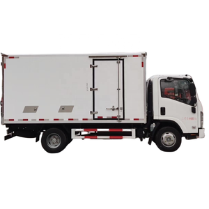Camión Isuzu 4X2 con Caja Refrigerada Thermo King de 20 Pies, Caja Abierta Lateral, Carga Seca, Fibra de Vidrio, para Rusia - Product Image 1