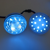 SHIJI Amusement Funfair Éclairage Extérieur 24V Coloré 60mm LED Point Source Lumineuse RVB Guirlande Lumineuse Extérieure
