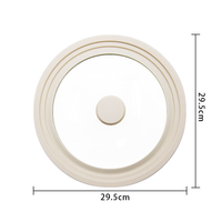 Couvercles en verre trempé de silicone élégants durables pour les couvercles essentiels de pot de cuisine d'ustensiles de cuisine