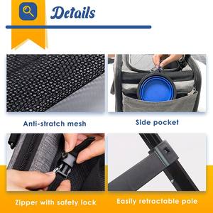 สายการบินสุนัขแมวที่ได้รับการรับรองผู้ให้บริการสัตว์เลี้ยงที่มีล้อและมือจับทนทานเป็นสองเท่าสำหรับสุนัขแมว - Product Image 4