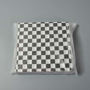 <b>Wax</b> Printed Plaid Greaseproof <b>Paper</b> Unbleached Baking Sandwich PE Coated <b>Paper</b> for Cooking - Product Image 5