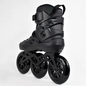 Personalizado 3 125 milímetros Rodas de Patins Em Linha Patins Adultos Slalom Patins em linha Sapatos