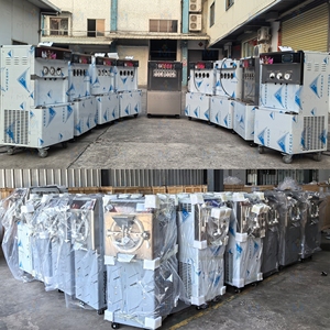 New Countertop 5 hương vị Ice Cream Maker/sữa chua đông lạnh Tủ đông/LCD hiển thị kuwait mềm phục vụ máy làm kem - Product Image 5