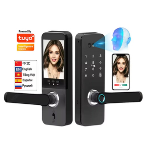 Werks-OEM Tuya Smart Locks Echtzeit-Gegensprechanlage Wifi Intelligentes Türschloss mit 3D-Gesichtserkennungskamera - Product Image 2
