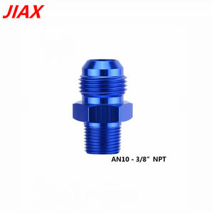 JIAX Factory 10AN bis NPT Blue Straight Adapter Neuer Zustand Rücklauf anschluss Großhandel - Product Image 2