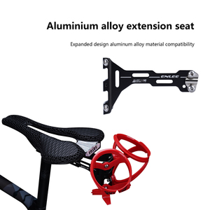 Base de extensión de aleación de aluminio Enlee, convertidor ajustable, jaula para botella, soporte de extensión de sillín de aleación de aluminio, accesorios para bicicleta - Product Image 4