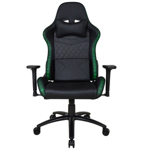 Silas-Silla de carreras para jugadores con luz led rgb, silla de juegos con almohada, altura ajustable, fabricante de China - Product Image 6