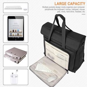 Muestra gratuita de bolsas cruzadas de alta calidad para computadoras portátiles de 13-15.6 pulgadas, impermeables, funda para laptop, bolso mensajero para laptop - Product Image 3