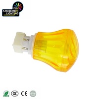 Luz LED Cabochon E10 Multicolor de Fábrica OEM, Cubiertas de Bombilla de Plástico con Clasificación IP65, Diseño Moderno de 360° y 45mm