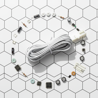 Kabel Ekstensi Daya Putih 2 Pin dengan Konektor Plug-and-Play untuk Pencahayaan LED & Perangkat Tegangan Rendah