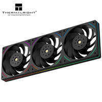 Ventilateur de boîtier d'ordinateur TL-UB36R 2150 tr/min PWM à roulement fluide ARGB LED avec dissipateur thermique en plastique inversé, silencieux 27 dB(A), 69 CFM