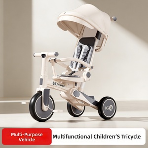 Tricycles et vélos à pédales pour enfants de 1 à <span class=keywords><strong>6</strong></span> ans, poussettes, vélos à pédales pour enfants pouvant être utilisés à la poussée, à la conduite ou à l'assise. - Product Image 2