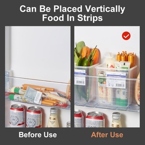 Refrigerator <b>Storage</b> <b>Box</b> Transparent Separated <b>Drawer</b> Type Kitchen Organizer Multifunctional Separated <b>Storage</b> <b>Box</b> - Product Image 6