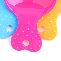 Cuillère à nourriture pour animaux de compagnie en plastique, pelle à nourriture pour chiens et chats, cuillère arrondie, vente en gros, couleurs mélangées