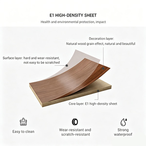 Coiffeuse en bois avec miroir LED, grand rangement et étagères latérales, ensemble table de maquillage avec tabouret pour l'organisation des cosmétiques dans la chambre - Product Image 3