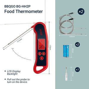 Termómetro Digital Inalámbrico para Alimentos, Termómetro Inteligente para Carne, para Barbacoa - Product Image 2