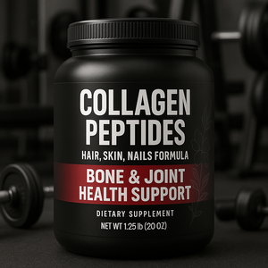 Poudre de peptides de collagène marin hydrolysé complexe avec biotine pour adultes – Formule amincissante et bienfaits beauté pour la croissance des cheveux et la peau - Product Image 1