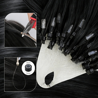 Extensions de cheveux chinoises invisibles sans pointe, double ligne, sans pli, ondulation naturelle, russes, 100% vierges, lisses crépus, 100g