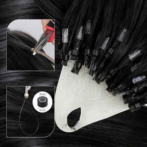 Extensions de cheveux chinoises invisibles sans pointe, double ligne, sans pli, ondulation naturelle, russes, 100% vierges, lisses crépus, 100g - Product Image 5