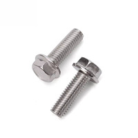 Outils de quincaillerie Steeltreks, fixations, boulons, nouvelle vente en gros d'usine, vis à tête hexagonale DIN6921, bride avec filetage complet, boulons