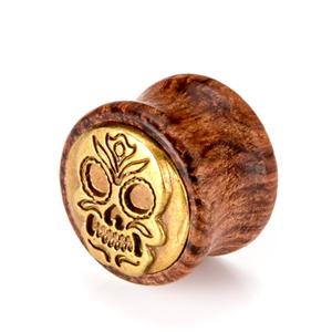 Di Legno fatti a mano Tunnel gioielli Tappi Per Le Orecchie gauge piercing monili di legno - Product Image 3