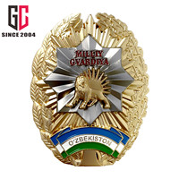 Badge reconnaissance personnalisé pour logo, avec tube métallique en émail, 10/12 ans d'émail
