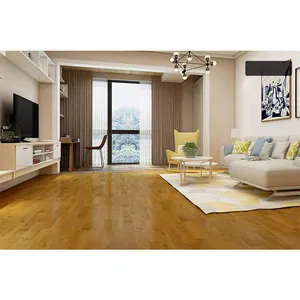 Factory Suppliers Grey 12MM Wear-Resistant Solid Indoor Deep Wood Grain Laminate Flooring