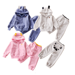 Conjunto de Ropa de Otoño para Bebé Niño y Niña, Sudadera con Capucha, Traje Deportivo, Ropa de Invierno de Algodón para Niños, Envío Inmediato - Product Image 1