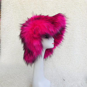 Nuevo Sombrero de Pescador para Comercio Exterior Transfronterizo, Cálido, de <span class=keywords><strong>Pelo</strong></span> Sintético de Mapache, Engrosado, Estilo Punk Personalizado para Otoño e Invierno - Product Image 2