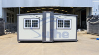 Suihe 20FT Petite maison mobile modulaire préfabriquée en acier Maison extensible