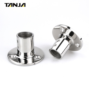 Support de connexion en métal 316 en acier inoxydable personnalisé d'usine pour les pièces de voie d'angle de supports de tuyau de connexion d'angle de matériel de bateau - Product Image 6