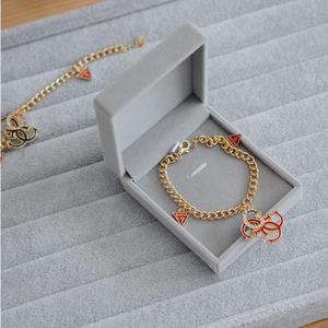 Pulsera Estilo Coreano con Letra <span class=keywords><strong>GUESS</strong></span>, Esmalte Colorido y Diseño Geométrico, Hermosa y Elegante Pulsera de Diseñador - Product Image 3