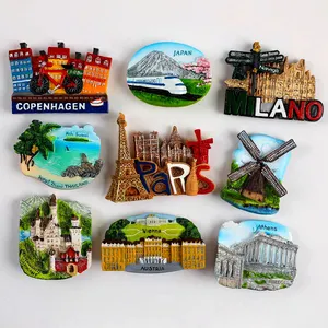 Custom Resin Promotional Tourist Souvenir 3D Fridge Magnet