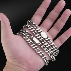 Cadena Cubana de Acero de Titanio Estilo Hip Hop Miami, Collar de Eslabones para Hombre y Mujer - Product Image 5