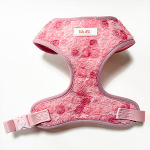 Gacent produk hewan peliharaan pabrik kustom renda mawar Neoprene tali anjing dapat disesuaikan bantalan lembut rompi hewan peliharaan nyaman desain reflektif - Product Image 1