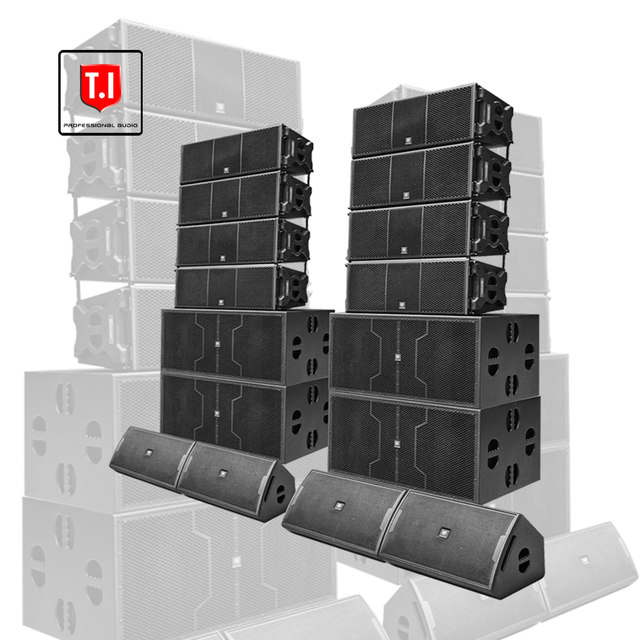 T.I Pro Audio Line Array LA-110 Waterproof Two-Way Professional DJ Speaker with 400W Output Power 3-Year Warranty