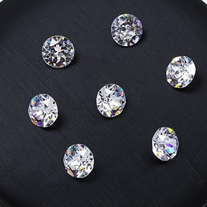 Đông Châu chất lượng hàng đầu 8 Mét <span class=keywords><strong>Cubic</strong></span> <span class=keywords><strong>Zirconia</strong></span> hạt chaton hình tổng hợp Đá quý Thạch bán buôn 3D trang sức phụ kiện - Product Image 2