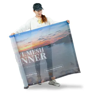 Banners Advertising Outdoor Outdoor Advertising Large Format Mesh Banner Building Wraps Advertising Mesh Banner