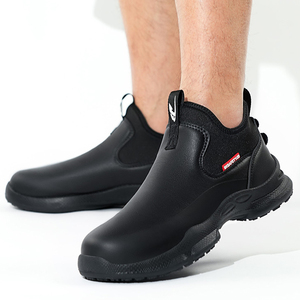 <span class=keywords><strong>Scarpe</strong></span> da uomo alla moda in pelle impermeabile <span class=keywords><strong>e</strong></span> antiscivolo da Chef con resistenza all'usura resistenza all'olio per abbigliamento Casual autunnale - Product Image 5