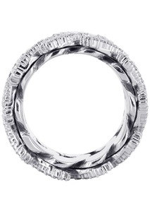 Hot Selling VVS Moissanite 925 Sterling Silver <b>Ring</b> Silver Plated Fine Jewelry for <b>Men</b> & Women Diamond Test Passes for Weddings - Product Image 3