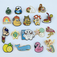 Épingles de revers dures en métal Épingles de moulage personnalisées en usine avec badges en émail dur