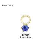 Logam paduan 3D seni kuku perhiasan Rhinestones pesona kupu-kupu mahkota bunga desain logam untuk kuku DIY batu permata kuku batu permata