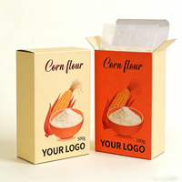 Boîte à céréales recyclable personnalisée de 500 grammes, emballage alimentaire en carton, boîte pour produits à base de noix et de céréales, boîte à céréales pour le petit-déjeuner