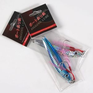 J2 80G Señuelo de Pesca Metal Jig <span class=keywords><strong>Fish</strong></span> Hook Shore Casting Swimbait Cuchara Cebo <span class=keywords><strong>Artificial</strong></span> Láser LAGO Ocean Tackle <span class=keywords><strong>Set</strong></span> - Product Image 6