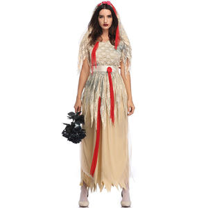 Precio de fábrica Halloween <span class=keywords><strong>cadáver</strong></span> novia disfraces mujeres adultos Zombie Halloween ropa bruja Halloween vestido - Product Image 5