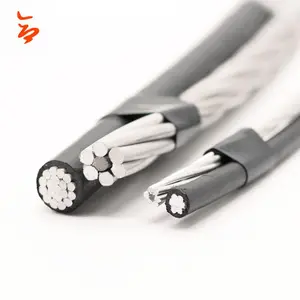 Aerial Bundled Cables Manufacturers 2/0awg Thoroughbred ASTM Standard Service Drop Abc Cable Scrap Xlpe Aerial Bundle Cale Aaac Bare Neutral Online Shopping Website