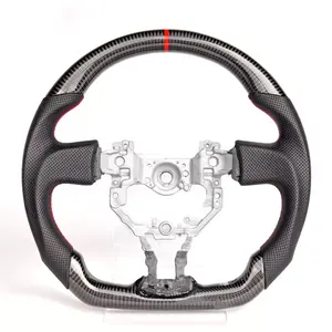 Real Carbon Fiber Steering Wheel ODM Fit for GT 86 Toyota AE86 86 Subaru BRZ FRS Exhaust 2012 to 2016 Car Steering Wheel