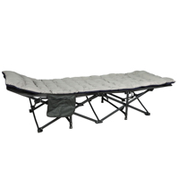Lit pliant portable léger pour le camping en plein air 2025, utilisation en jardin, cour