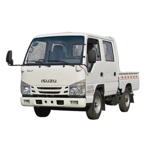 รถบรรทุกอีซูซุ ELF 4x2 แบบเบา แค็บคู่ รถบรรทุกขนาดเล็ก เกียร์ธรรมดา เครื่องยนต์ดีเซล สำหรับขนส่งสินค้าแบบ Part Load - Product Image 1