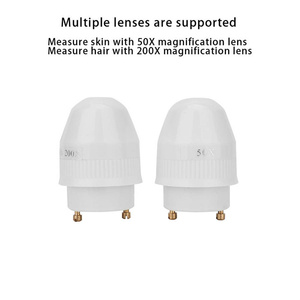 ZS 50X/200X 확대 피부 분석기 충전식 모낭 탐지기 오일 수분 안료 테스터 두피 얼굴 피부 탐지기 - Product Image 3